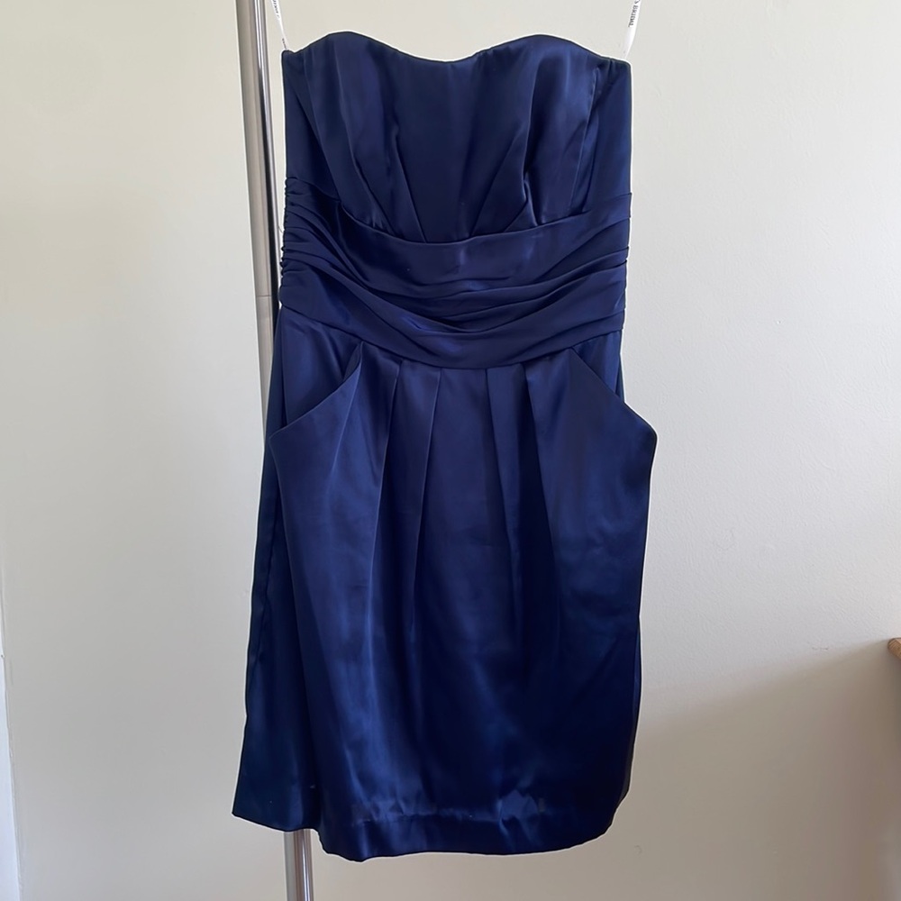 Navy blue formal dress